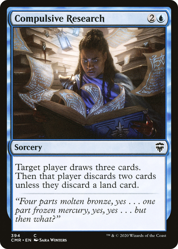 Image of Compulsive Research (CMR-394) - Commander Legends