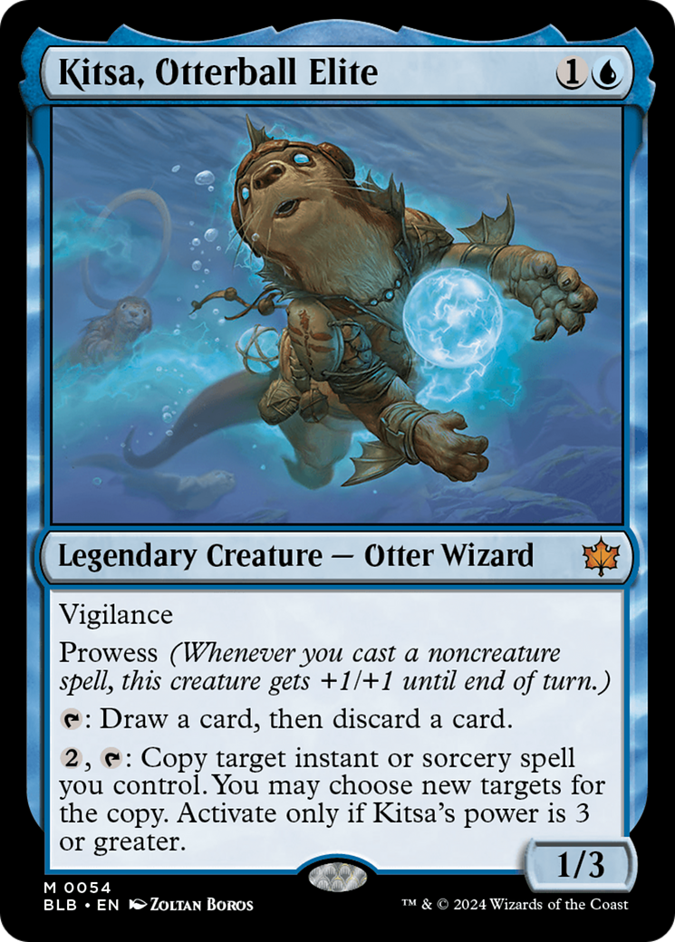 Image of Kitsa, Otterball Elite (BLB-054) - Bloomburrow