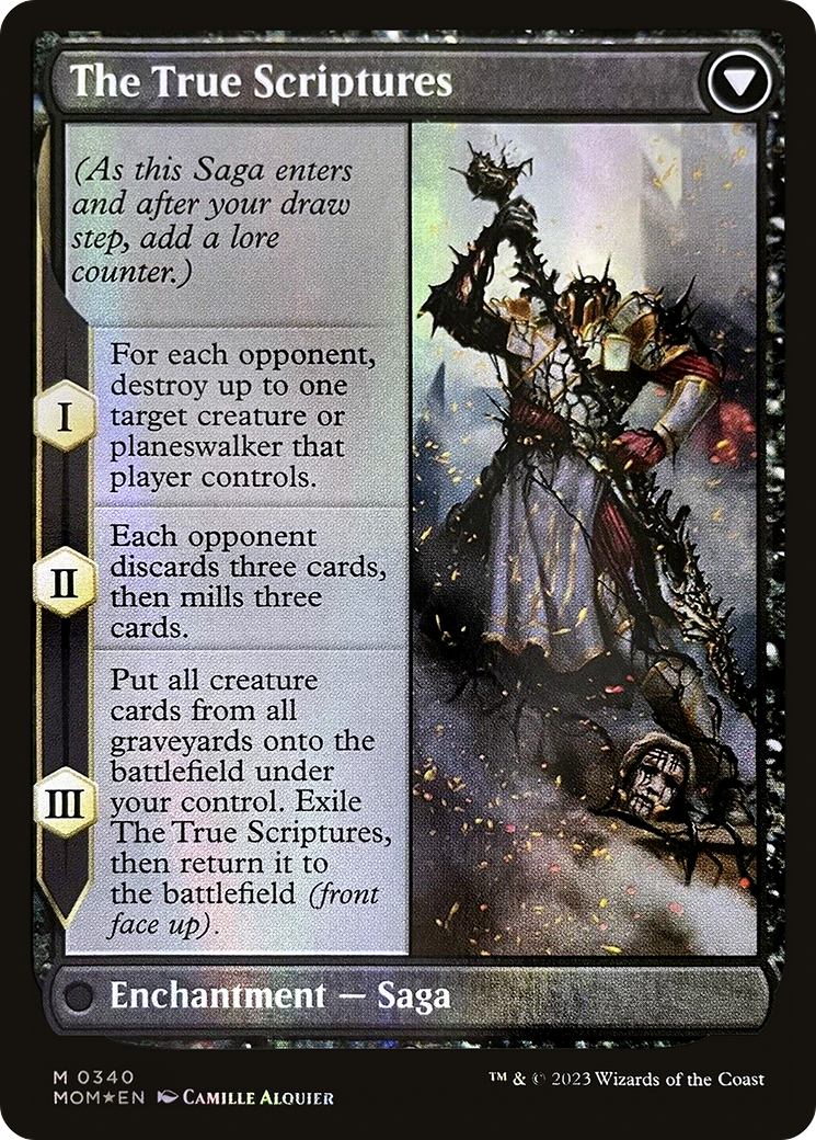 Image of Sheoldred (Serial Numbered) (MOM-340) - March of the Machine (Borderless) Foil