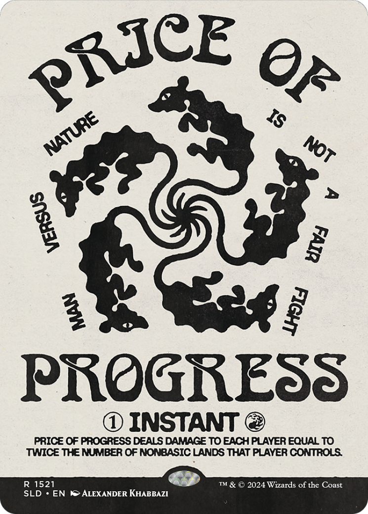 Image of Price of Progress (SLD-1521) - Secret Lair Drop: (Showcase) (Borderless)