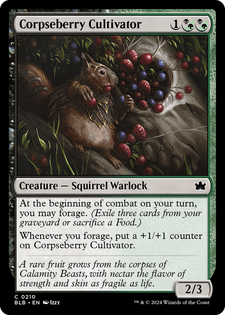 Image of Corpseberry Cultivator (BLB-210) - Bloomburrow Foil