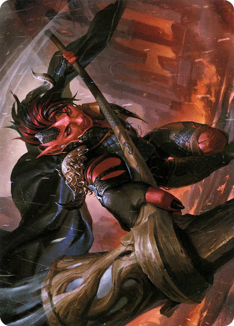 Image of Karlach, Fury of Avernus // Karlach, Fury of Avernus (ACLB-034) - Battle for Baldur's Gate Art Series (Borderless) Foil