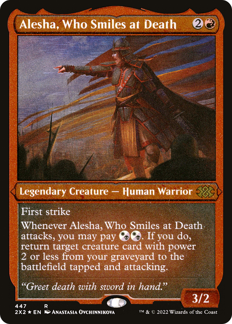 Image of Alesha, Who Smiles at Death (2X2-447) - Double Masters 2022 Foil