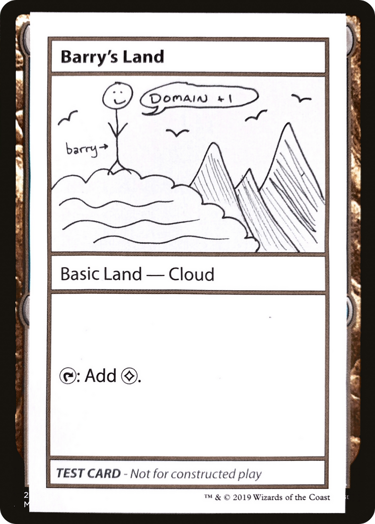 Image of Barry's Land (No PW Symbol) (CMB1-) - Mystery Booster Playtest Cards 2021