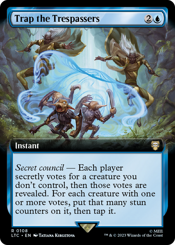 Image of Trap the Trespassers (Extended Art) (LTC-108) - Tales of Middle-earth Commander: (Extended Art)