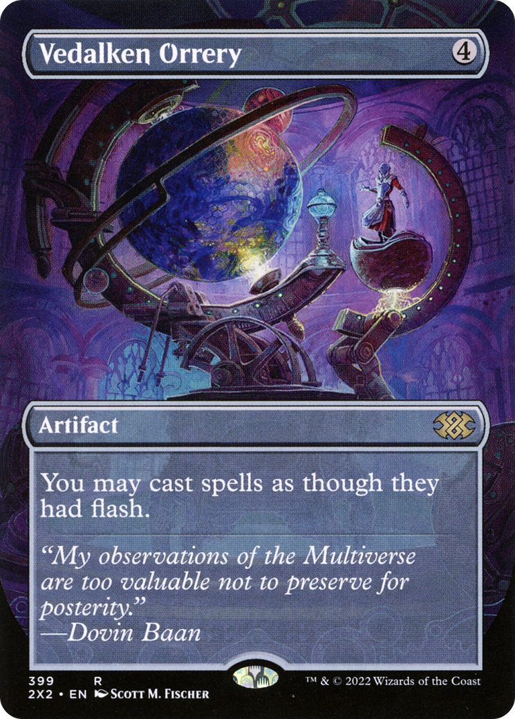 Image of Vedalken Orrery (Borderless) (2X2-399) - Double Masters 2022 (Borderless) Foil