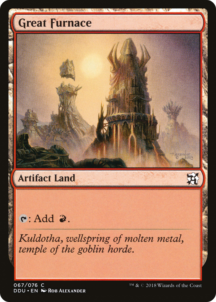 Image of Great Furnace (DDU-067) - Duel Decks: Elves vs. Inventors