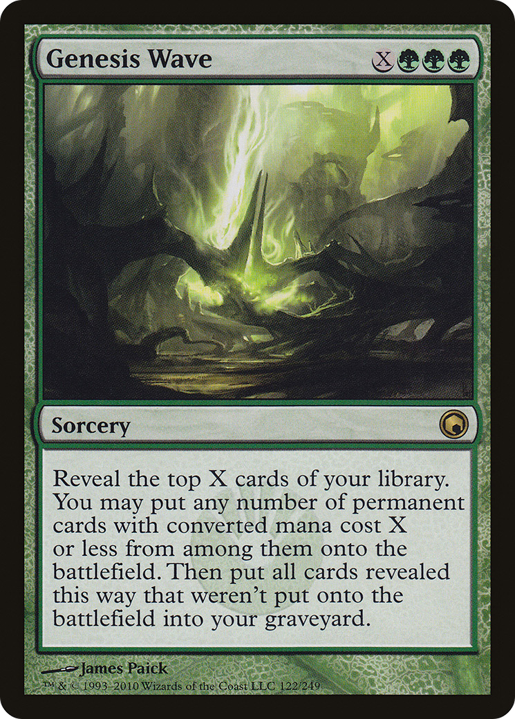 Image of Genesis Wave (SOM-122) - Scars of Mirrodin Foil