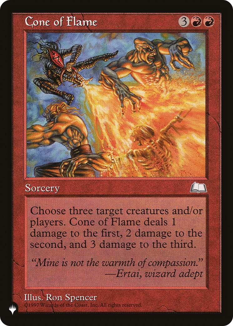 Image of Cone of Flame (LIST-WTH-95) - The List