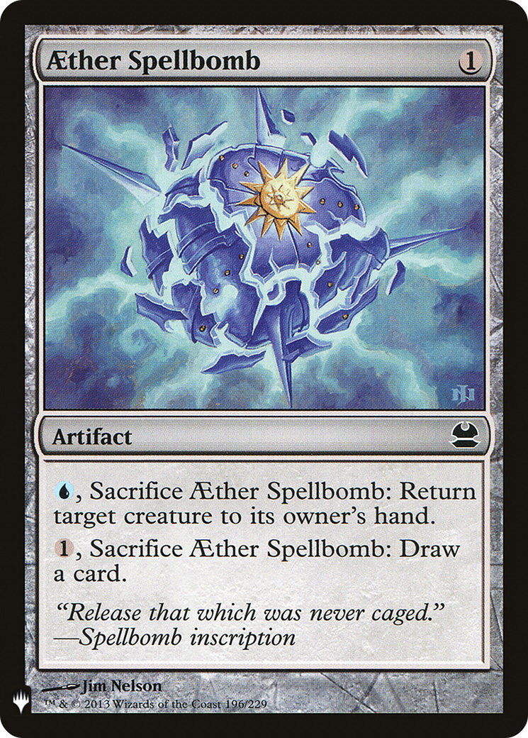 Image of Aether Spellbomb (LIST-MMA-196) - The List