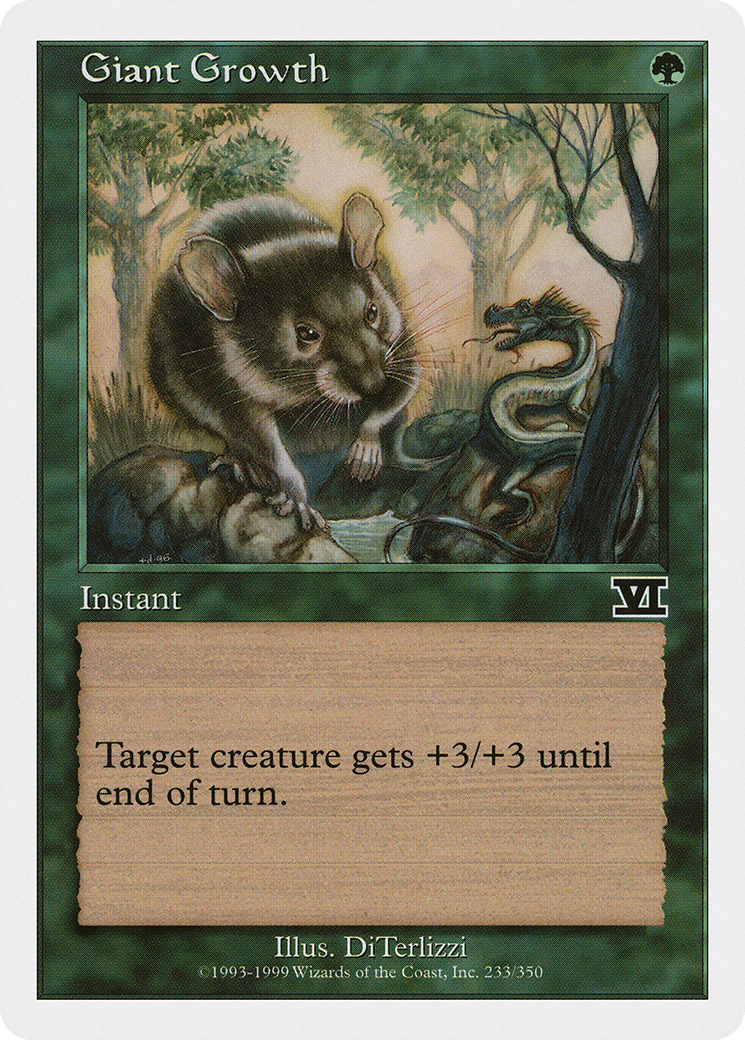 Image of Giant Growth (6ED-233) - Classic Sixth Edition