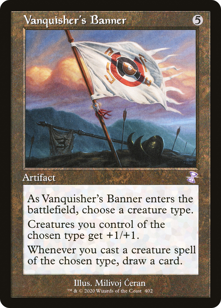 Image of Vanquisher's Banner (TSR-402) - Time Spiral Remastered Foil