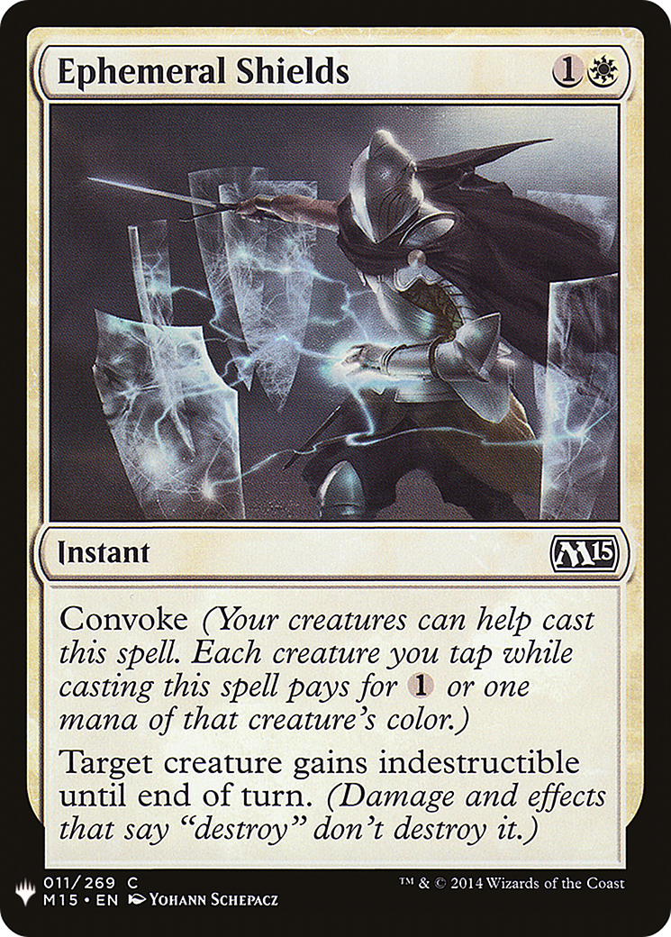 Image of Ephemeral Shields (LIST-M15-11) - The List