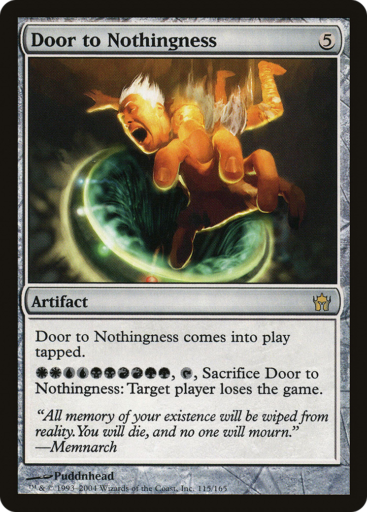 Image of Door to Nothingness (5DN-115) - Fifth Dawn