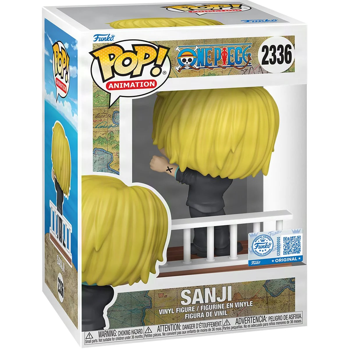 Image of One Piece Straw Hat Pirates Sanji Funko Pop! Vinyl Figure #2336 - Entertainment Earth Exclusive