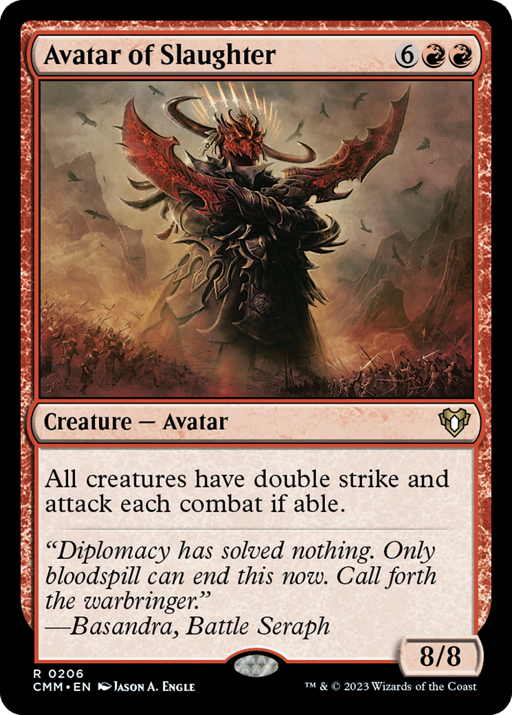 Image of Avatar of Slaughter (CMM-206) - Commander Masters