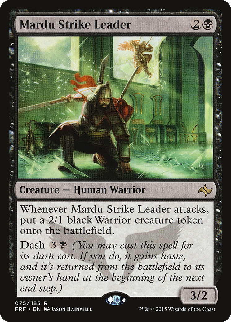 Image of Mardu Strike Leader (FRF-075) - Fate Reforged Foil
