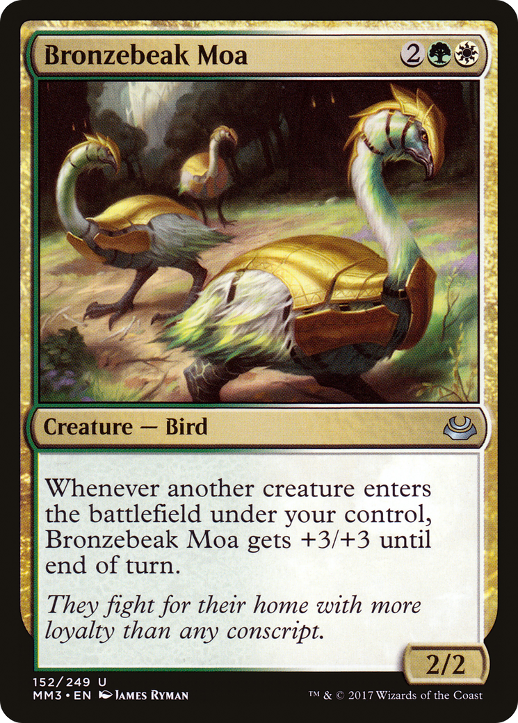 Image of Bronzebeak Moa (MM3-152) - Modern Masters 2017 Foil
