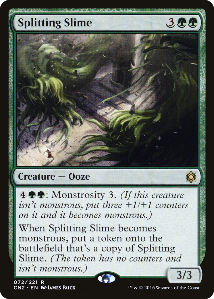 Image of Splitting Slime (CN2-072) - Conspiracy: Take the Crown Foil