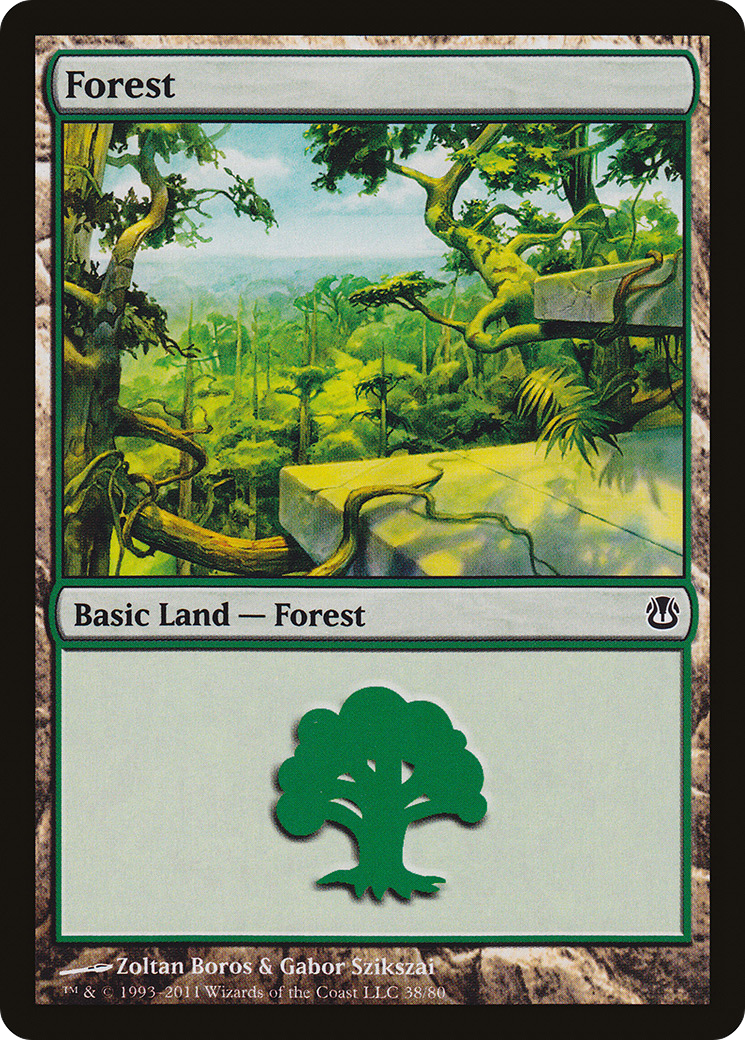 Image of Forest (38) (DDH-038) - Duel Decks: Ajani vs. Nicol Bolas