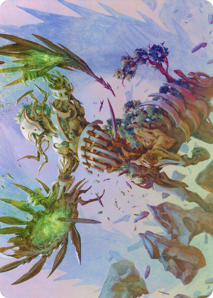 Image of Botanical Brawler // Botanical Brawler (AMOM-043) - March of the Machine Art Series (Borderless) Foil