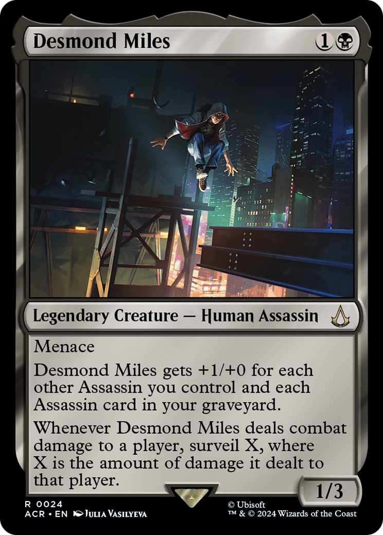 Image of Desmond Miles (ACR-024) - Assassin's Creed Foil