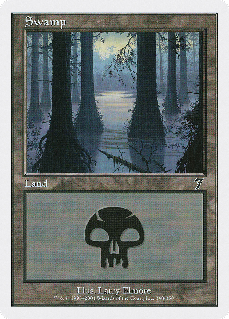 Image of Swamp (348) (7ED-348) - 7th Edition