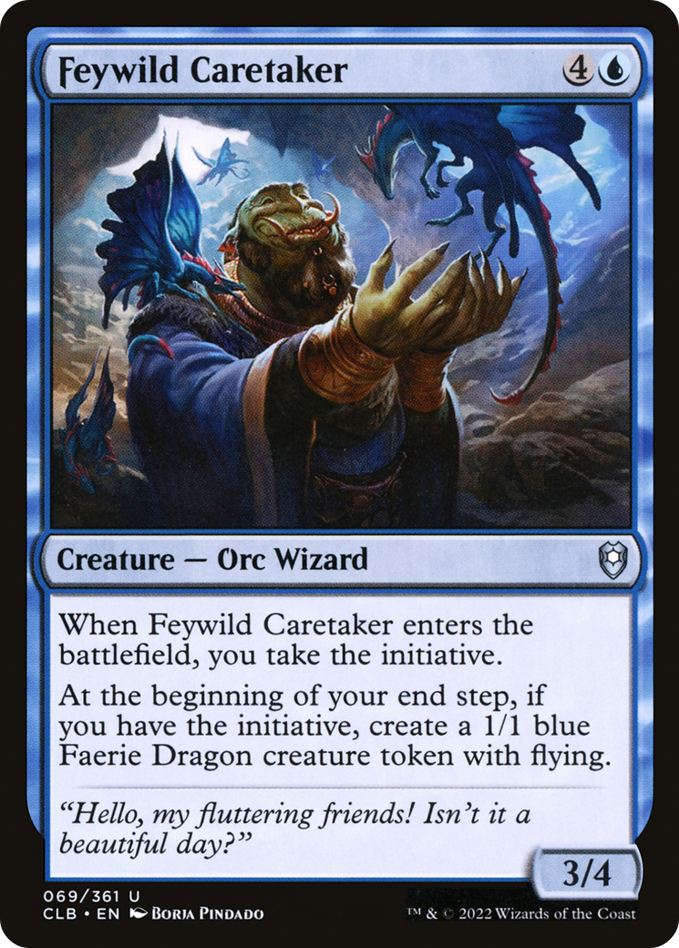 Image of Feywild Caretaker (CLB-069) - Commander Legends: Battle for Baldur's Gate Foil