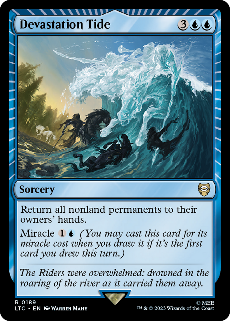 Image of Devastation Tide (LTC-189) - Tales of Middle-earth Commander: (miracle)