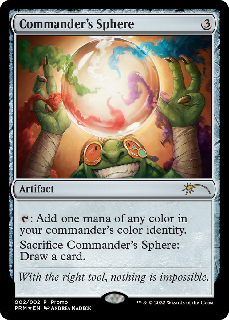 Image of Commander's Sphere (WPN-002) - Wizards Play Network 2024 Foil