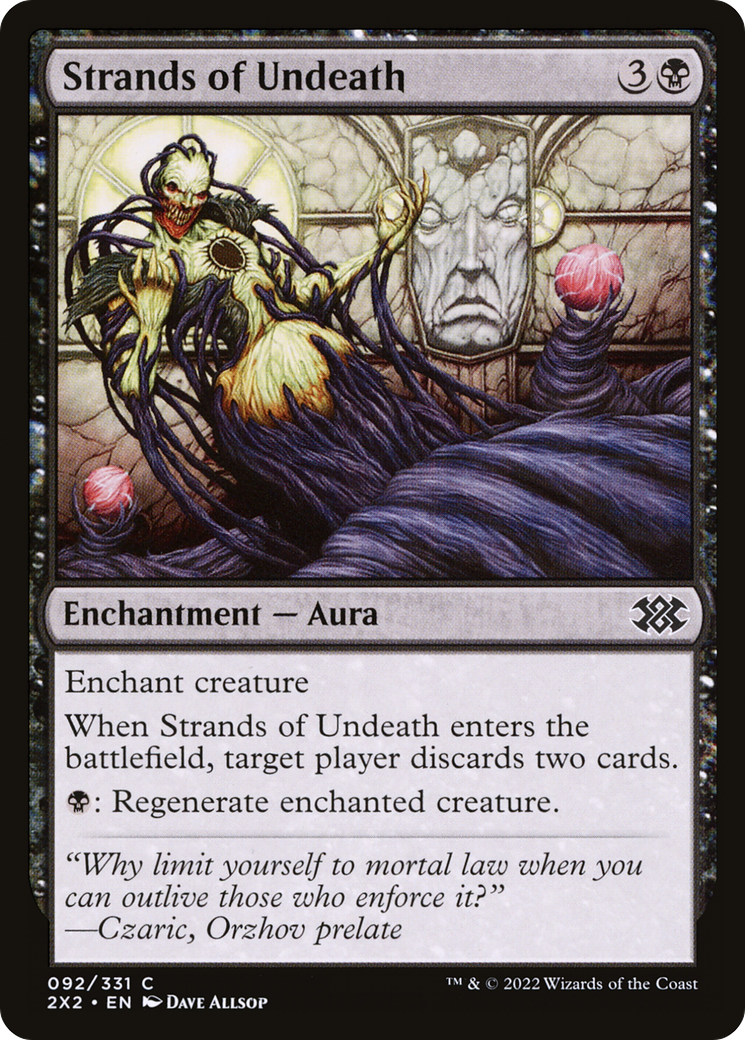 Image of Strands of Undeath (2X2-092) - Double Masters 2022 Foil