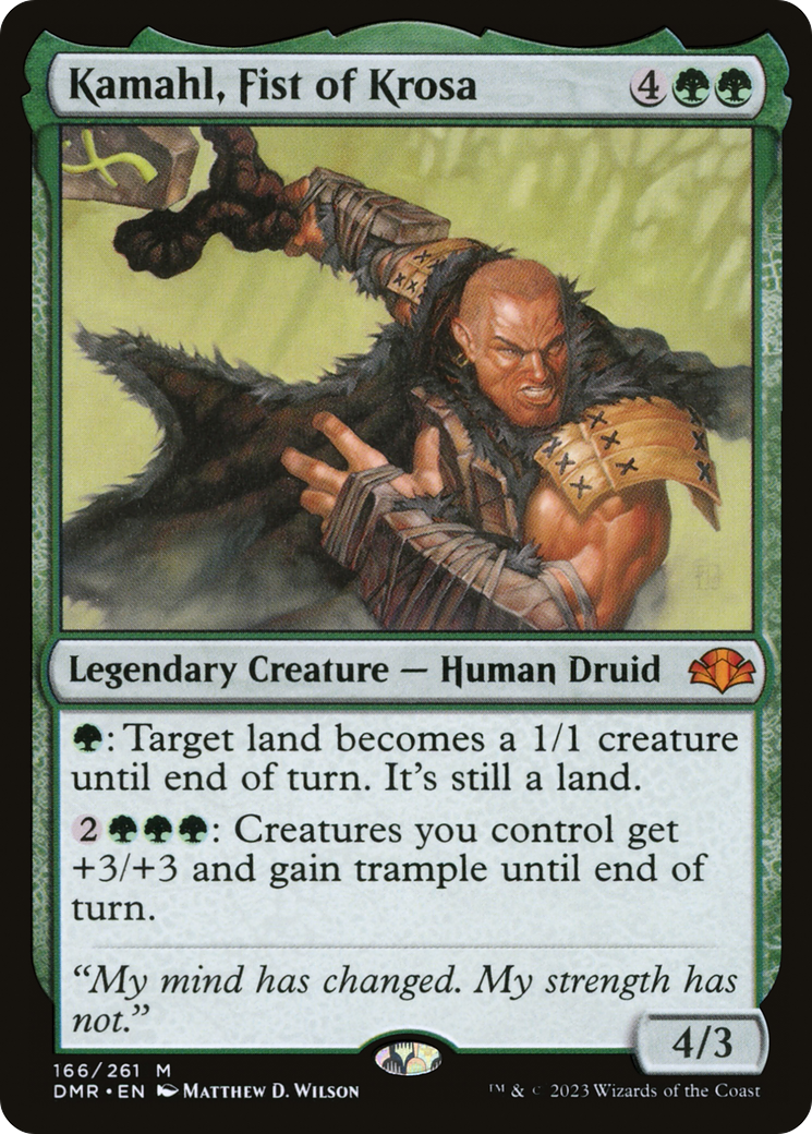 Image of Kamahl, Fist of Krosa (DMR-166) - Dominaria Remastered Foil