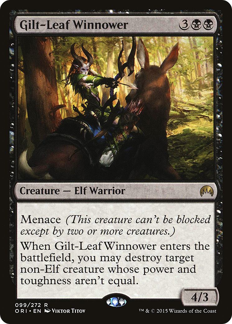 Image of Gilt-Leaf Winnower (ORI-099) - Magic Origins Foil