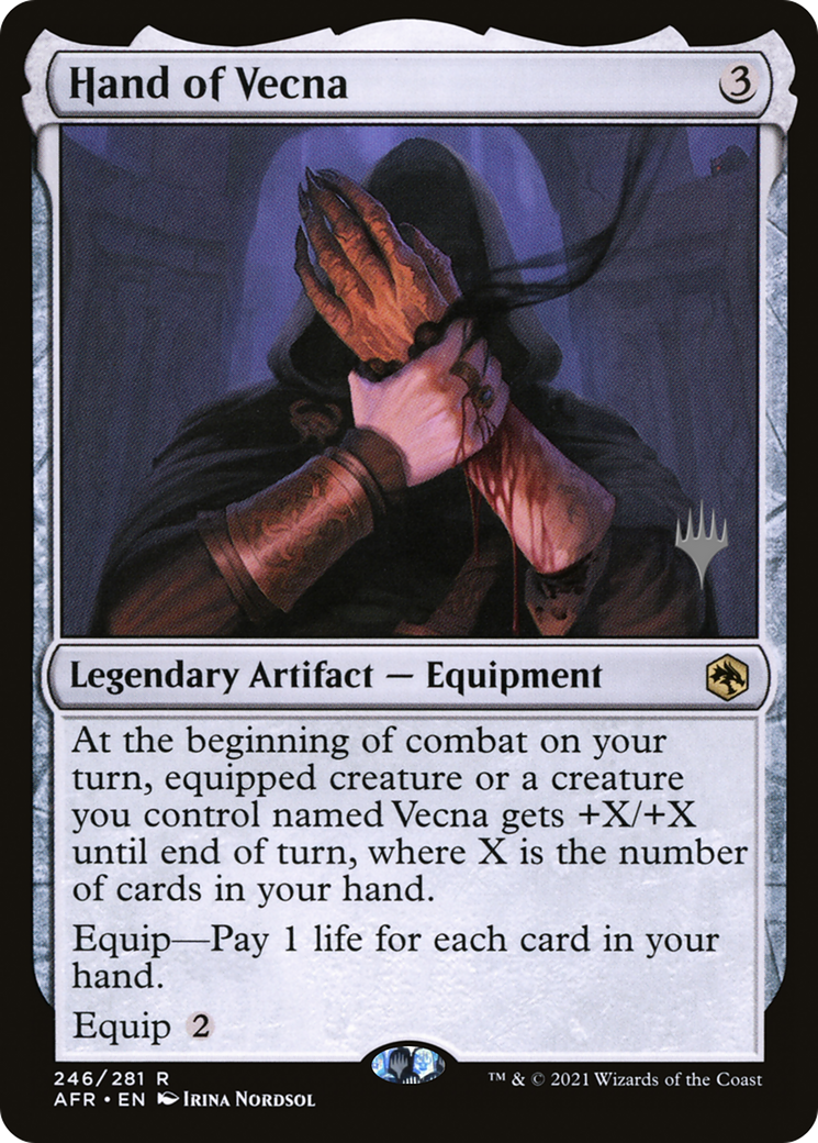 Image of Hand of Vecna (PPAFR-246) - Adventures in the Forgotten Realms Promos