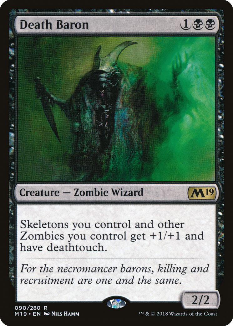 Image of Death Baron (M19-090) - Core Set 2019
