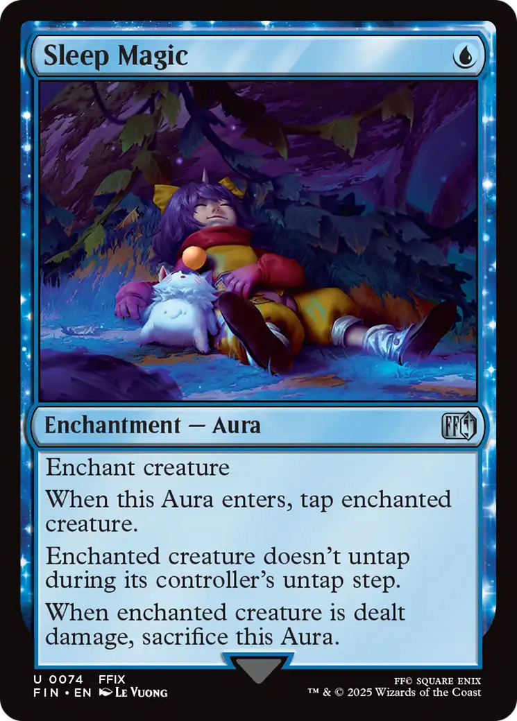 Image of Sleep Magic (FIN-074) - FINAL FANTASY: (enchantment) Foil