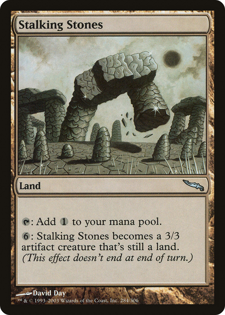 Image of Stalking Stones (MRD-284) - Mirrodin Foil