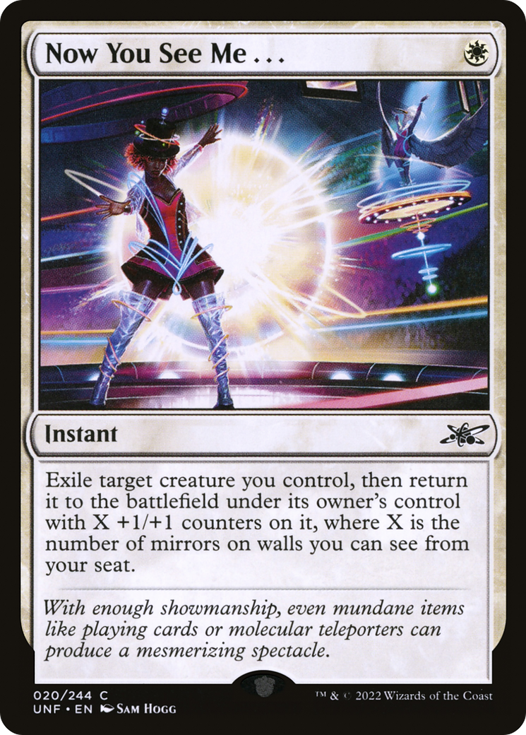 Image of Now You See Me... (UNF-020) - Unfinity Foil