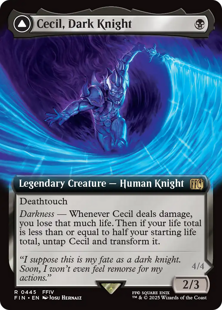 Image of Cecil, Dark Knight (Extended Art) (FIN-445) - FINAL FANTASY: (Extended Art)