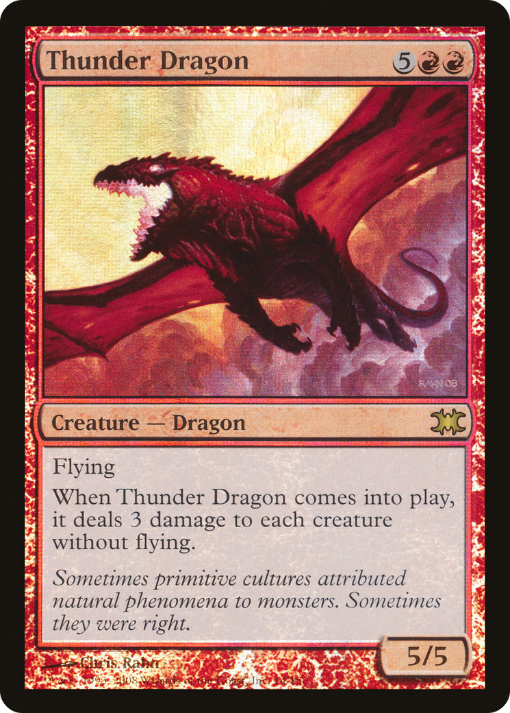 Image of Thunder Dragon (DRB-014) - From the Vault: Dragons Foil