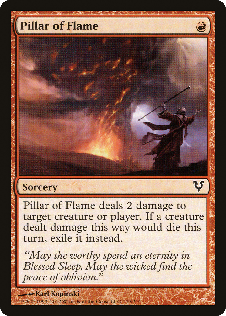Image of Pillar of Flame (AVR-149) - Avacyn Restored