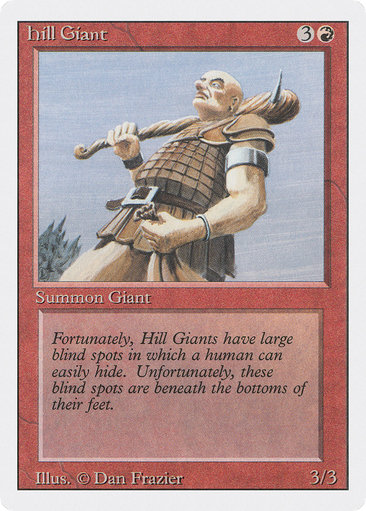 Image of Hill Giant (3ED-) - Revised Edition