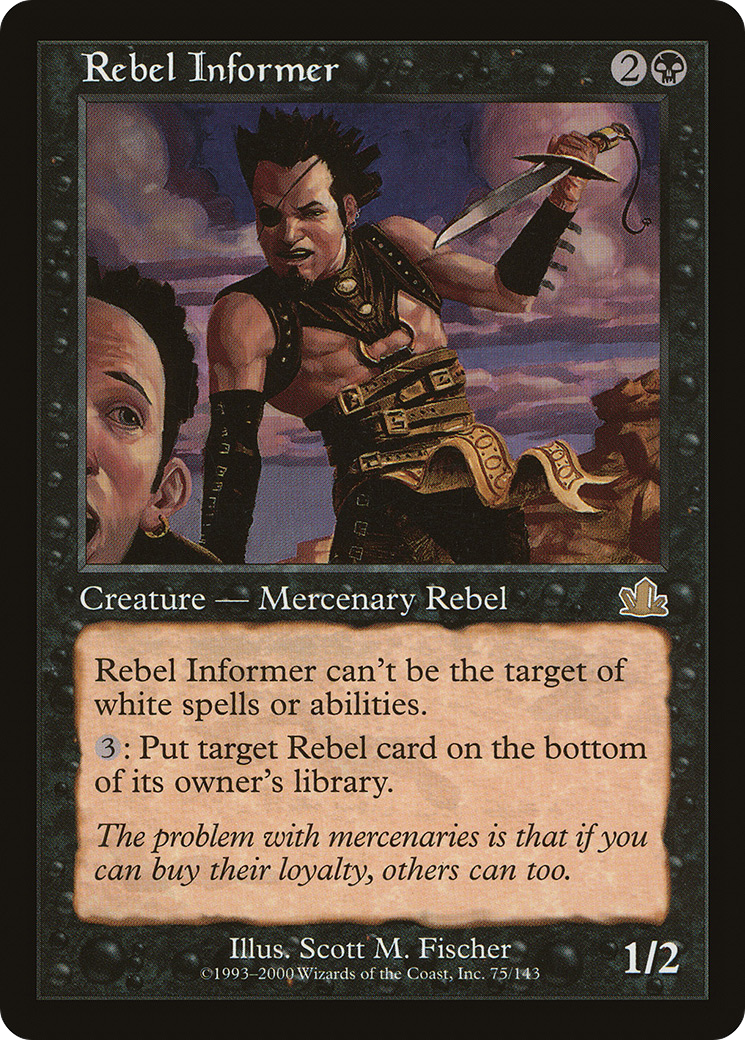 Image of Rebel Informer (PCY-075) - Prophecy Foil