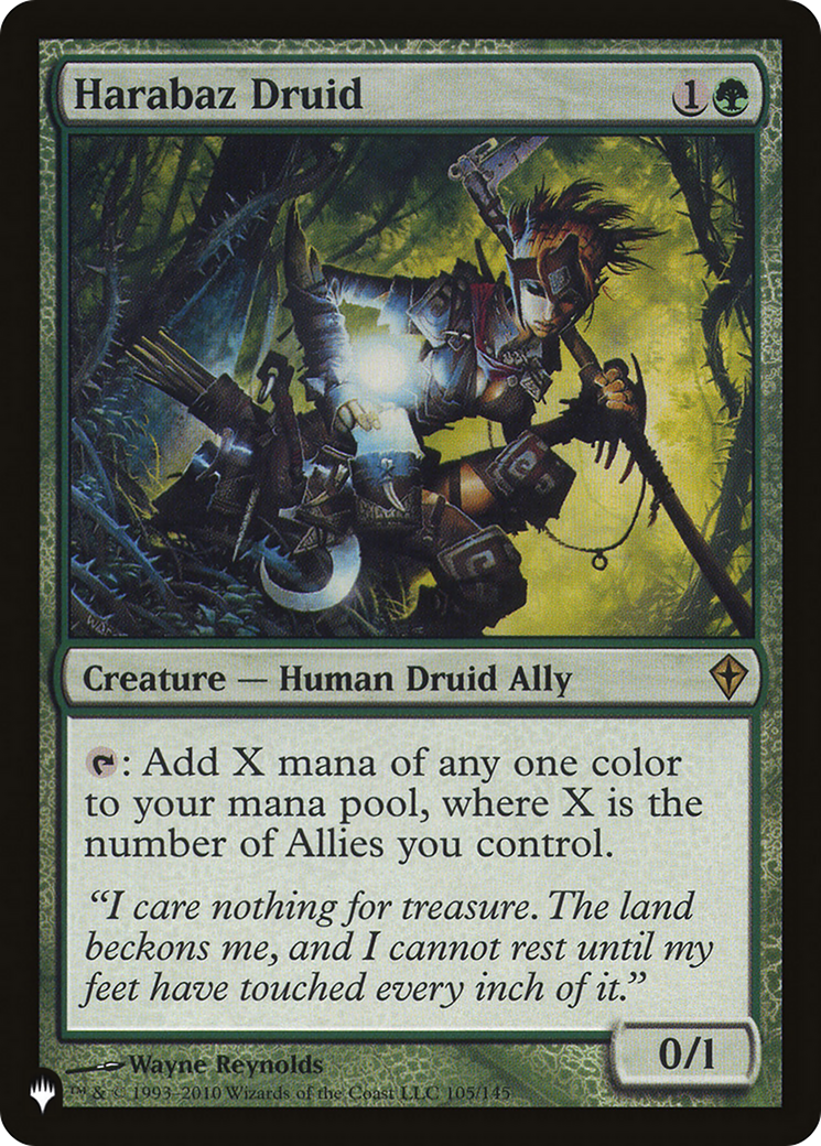 Image of Harabaz Druid (LIST-WWK-105) - The List