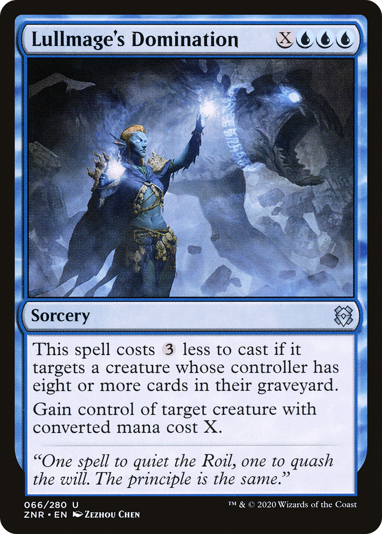 Image of Lullmage's Domination (ZNR-066) - Zendikar Rising Foil