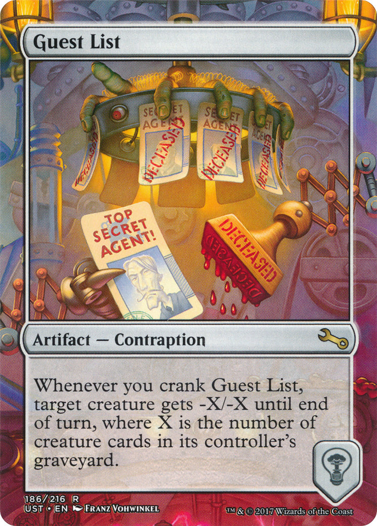 Image of Guest List (UST-186) - Unstable (Borderless) Foil