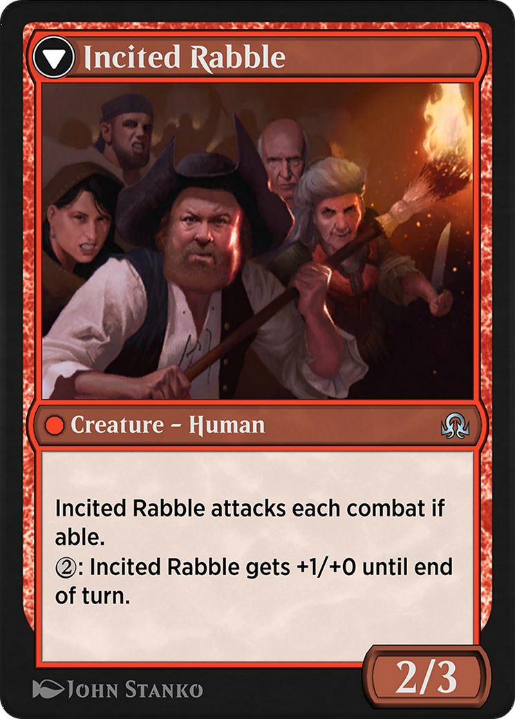 Image of Town Gossipmonger // Incited Rabble (SIR-053) - Shadows over Innistrad Remastered