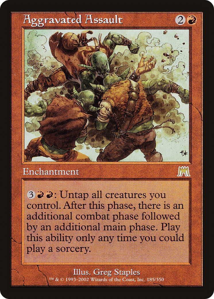 Image of Aggravated Assault (ONS-185) - Onslaught Foil