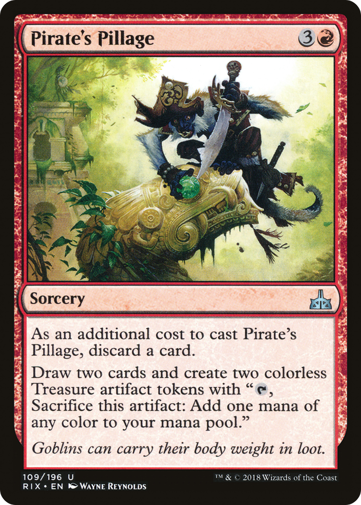 Image of Pirate's Pillage (RIX-109) - Rivals of Ixalan