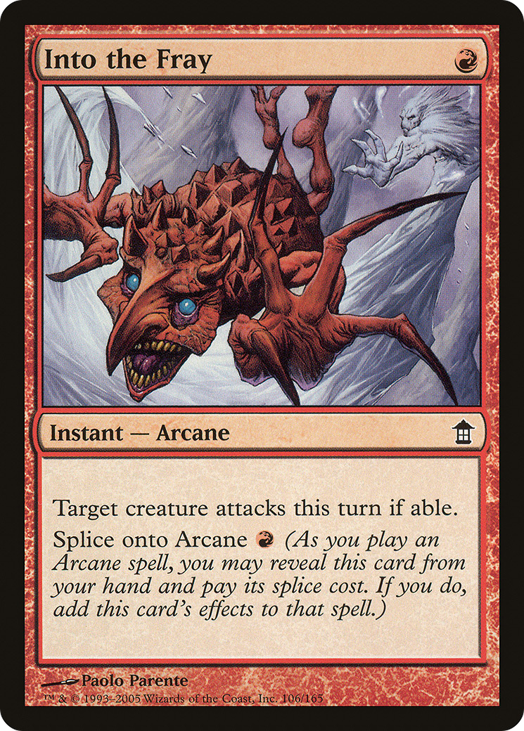 Image of Into the Fray (SOK-106) - Saviors of Kamigawa Foil